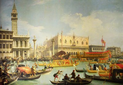 The Betrothal of the Venetian Doge to the Adriatic Sea by Giovanni Antonio Canal